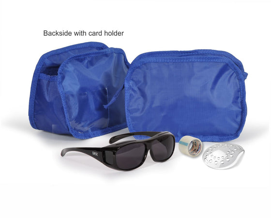 Cataract Kit 3- Royal Pouch with MKX Cataract Glasses Shield and Tape - Medi-Kits
