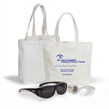  Cataract Kit 6 - Canvas Tote glasses, shield and tape - Medi-Kits