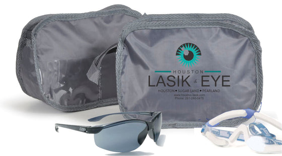 Grey Pouch- Sugarland Eye & Laser Center (2color) - Medi-Kits