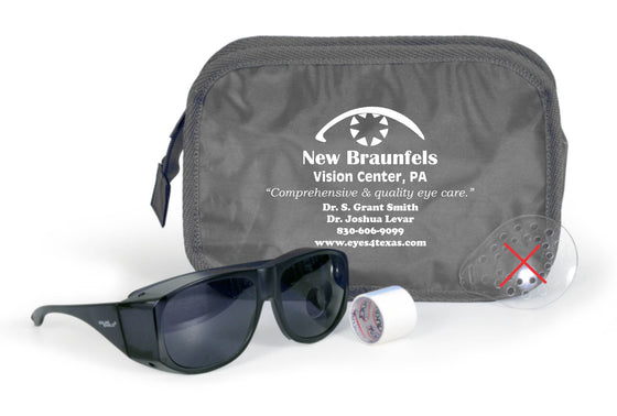Grey Pouch- [New Braunfels Vision Center] - Medi-Kits