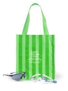  801325-STRP [Laser Eye Center - Striped Tote] - Medi-Kits