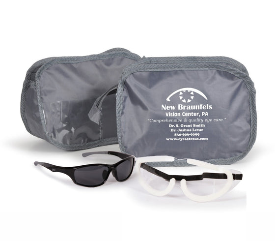 Lasik Care Kit - Grey Pouch [New Braunfels Vision] - Medi-Kits