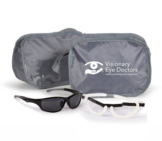 Lasik Care Kit - Grey Pouch [ Visionary Eye Doctors ] - Medi-Kits